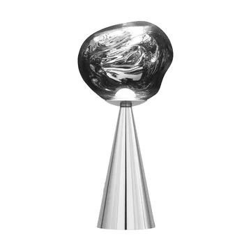 Melt Portable LED table lamp 28.5 cm - Silver - Tom Dixon