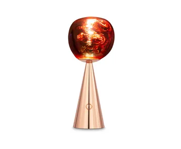 Melt Portable table lamp - Copper - Tom Dixon