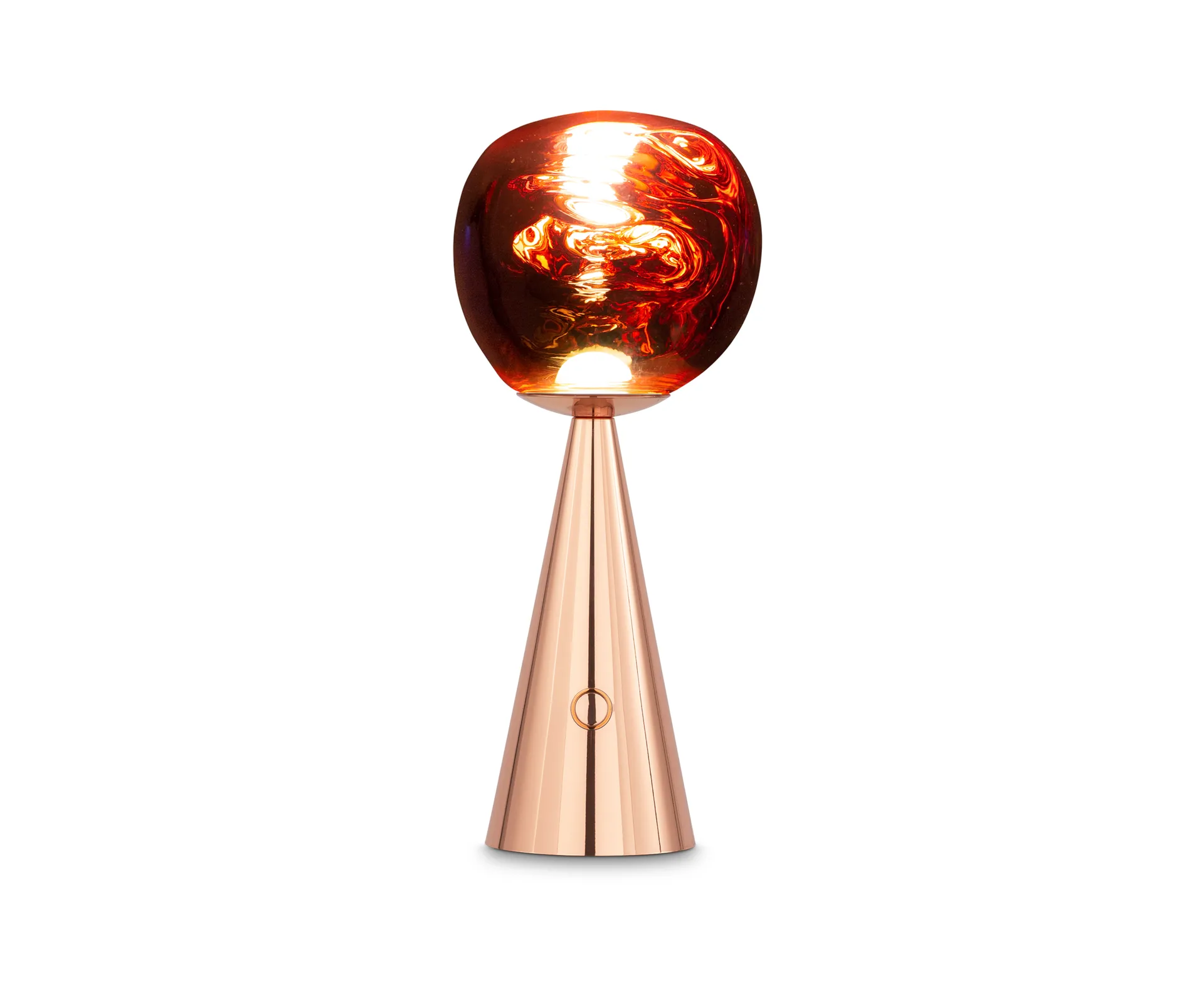 Melt Portable table lamp, Copper Tom Dixon