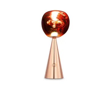 Melt Portable table lamp - Copper - Tom Dixon