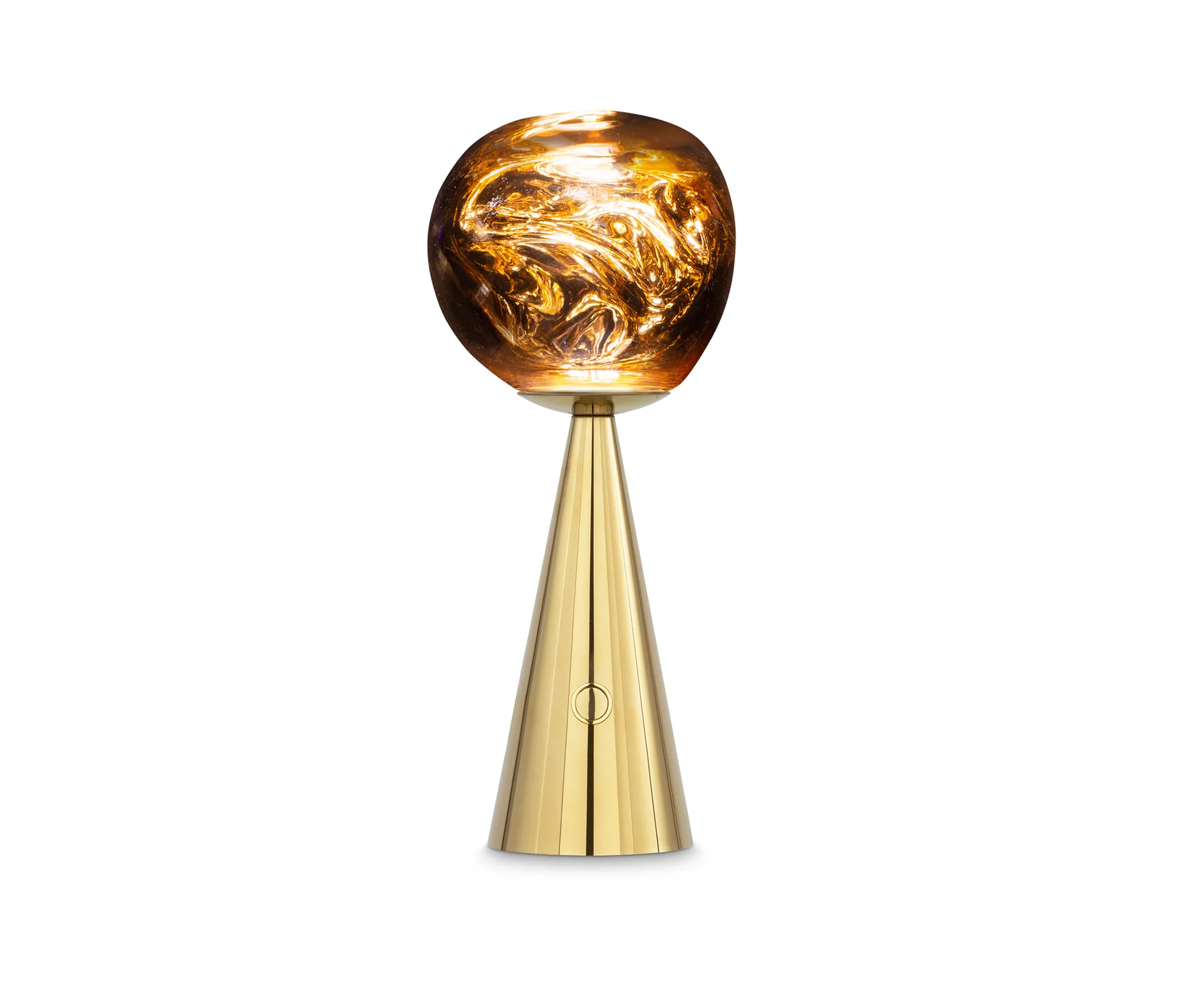 Melt Portable table lamp, Gold Tom Dixon