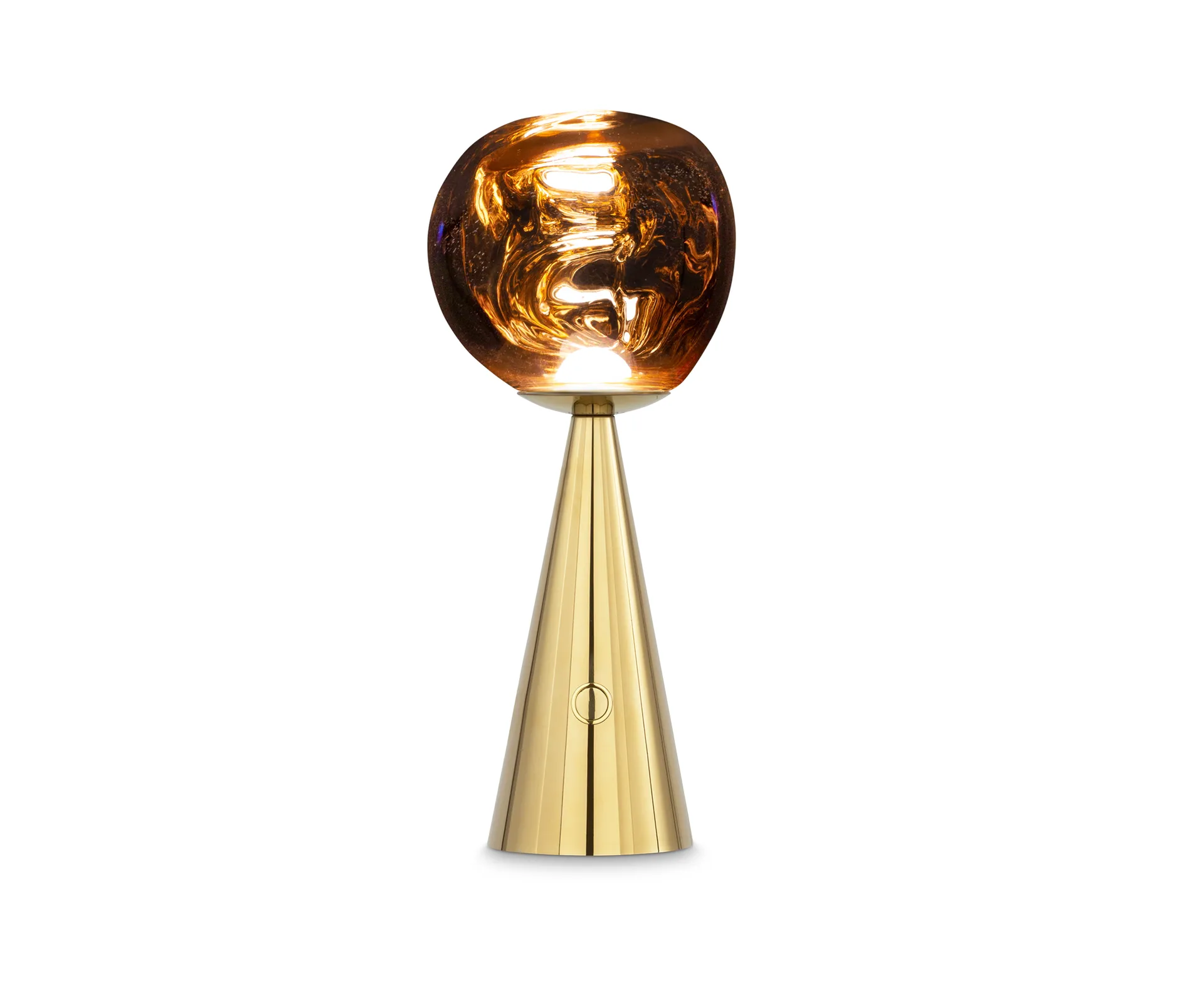 Melt Portable table lamp, Gold Tom Dixon