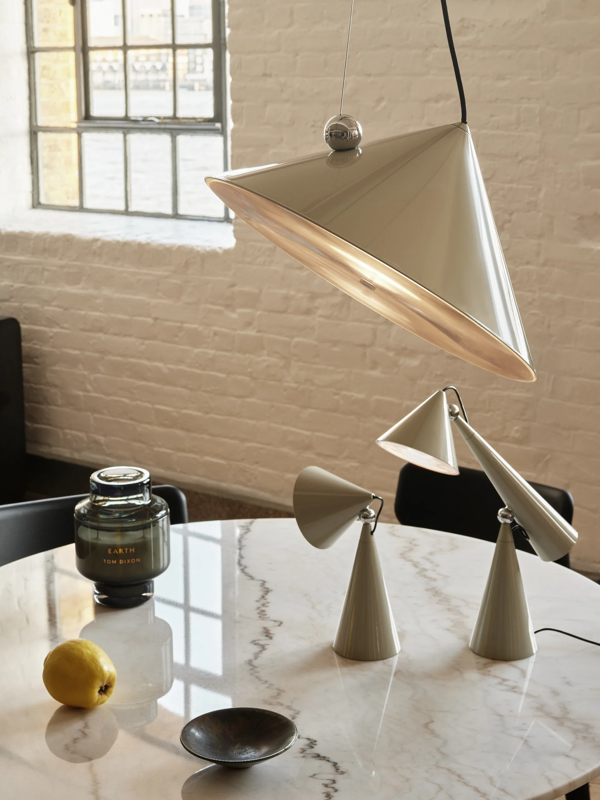 Pose pendant lamp, Putty, Ø25x24.5 cm Tom Dixon
