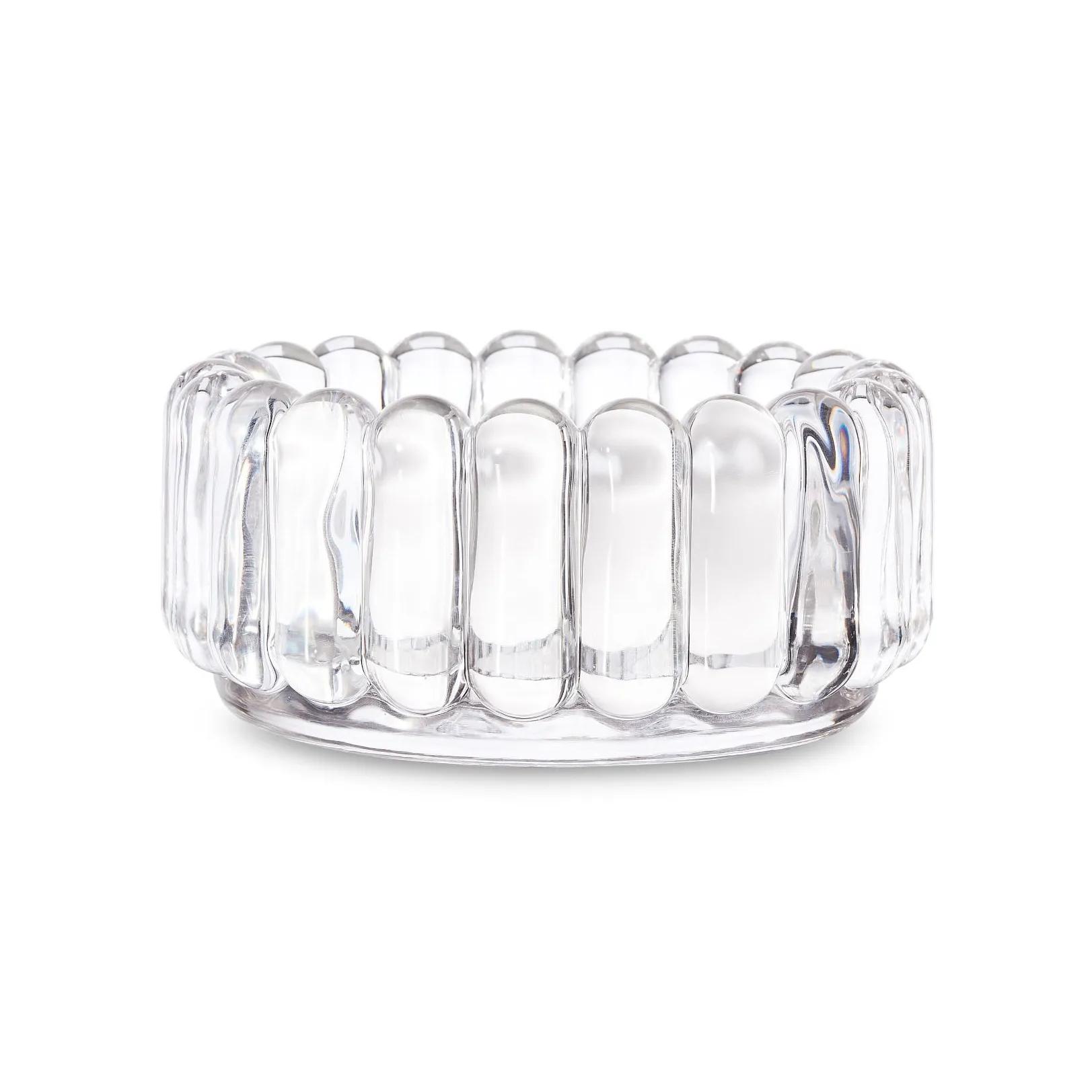 Press bowl small, clear Tom Dixon