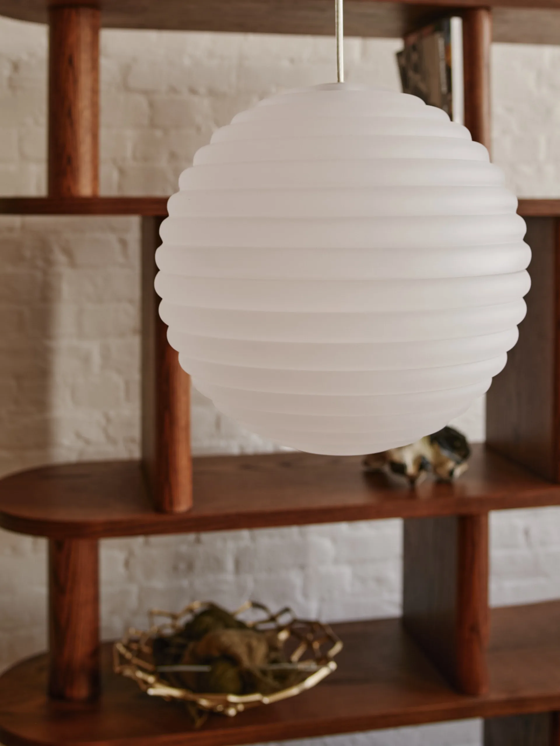 Press Sphere mini pendant LED Ø14,5 cm, Frosted Tom Dixon