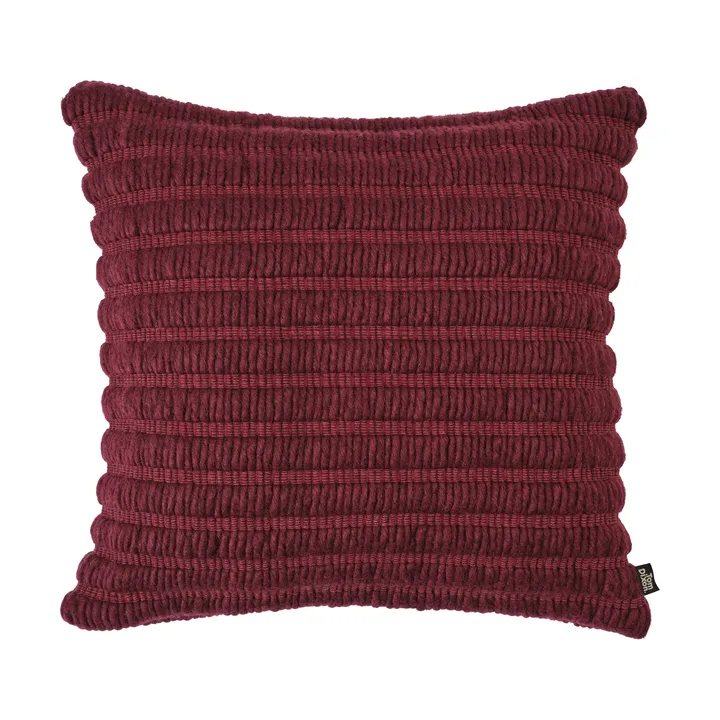 Ridge cushion 45x45 cm - Burgundy - Tom Dixon