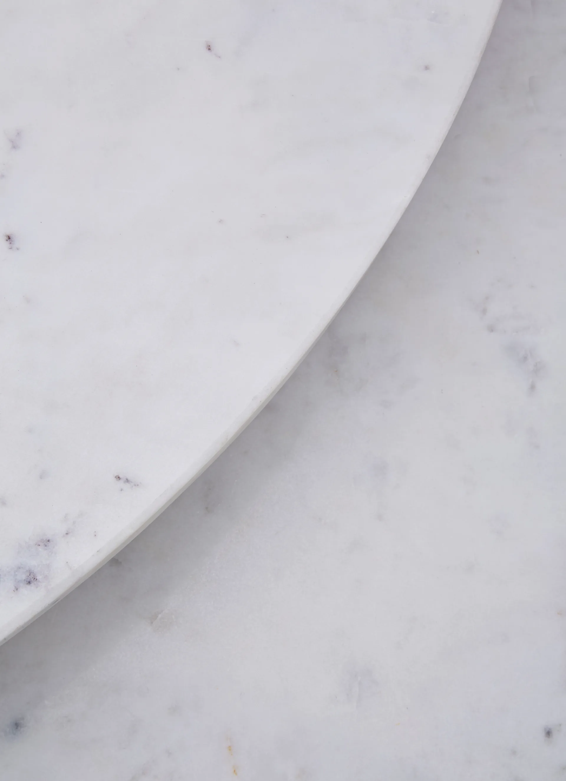 Screw café table Ø90 cm, White marble-cast iron Tom Dixon