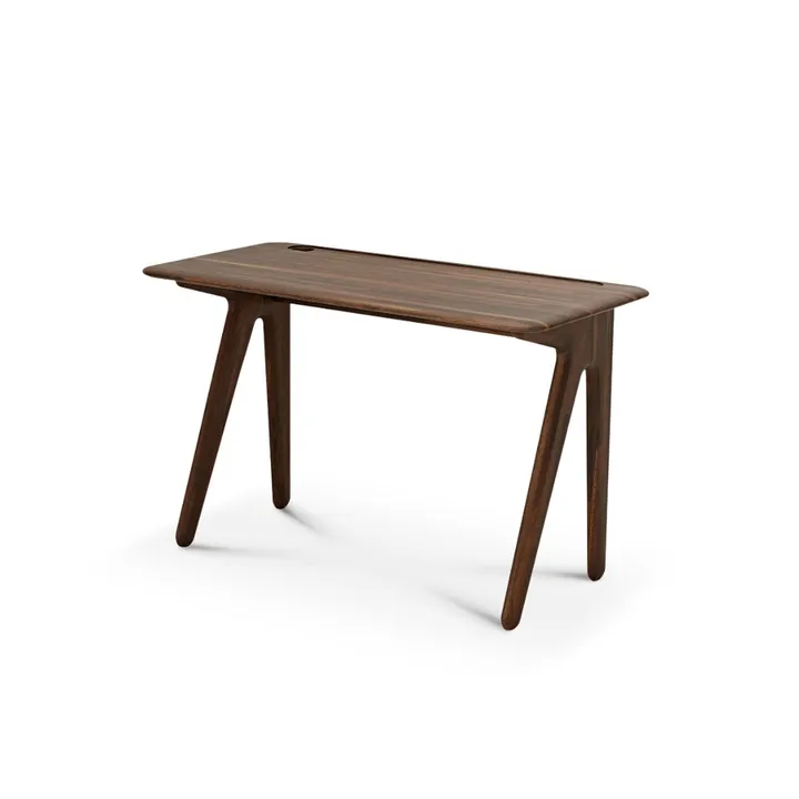 Slab desk 60x120 cm - Oak smoked - Tom Dixon