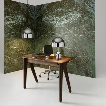 Slab desk 60x120 cm - Oak smoked - Tom Dixon