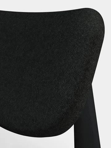 Slab lounge chair upholstered seat - Natural brushed oak-Hallingdal 0180 CMHR - Tom Dixon