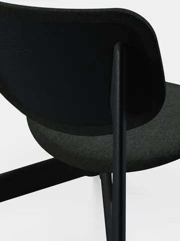 Slab lounge chair upholstered seat - Natural brushed oak-Hallingdal 0180 CMHR - Tom Dixon