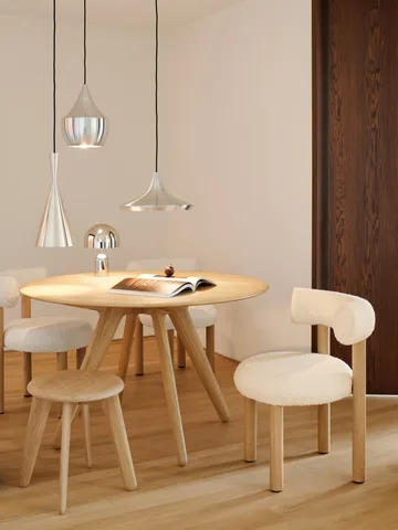 Slab round table large Ø120 cm - Natural - Tom Dixon