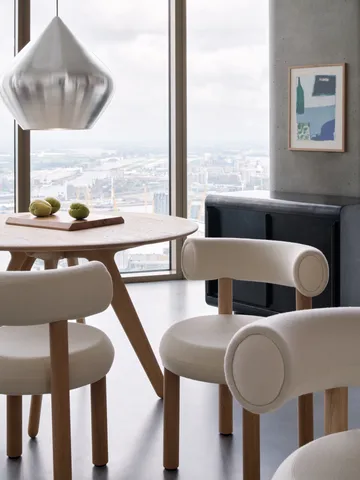 Slab round table large Ø120 cm - Natural - Tom Dixon