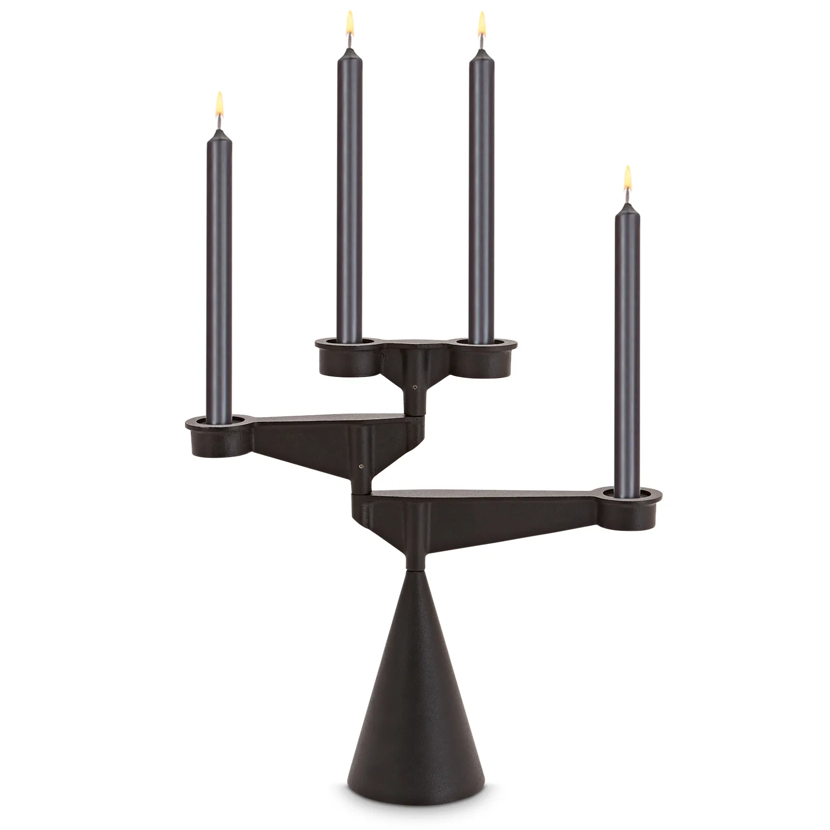 Spin candle holder mini, Black Tom Dixon