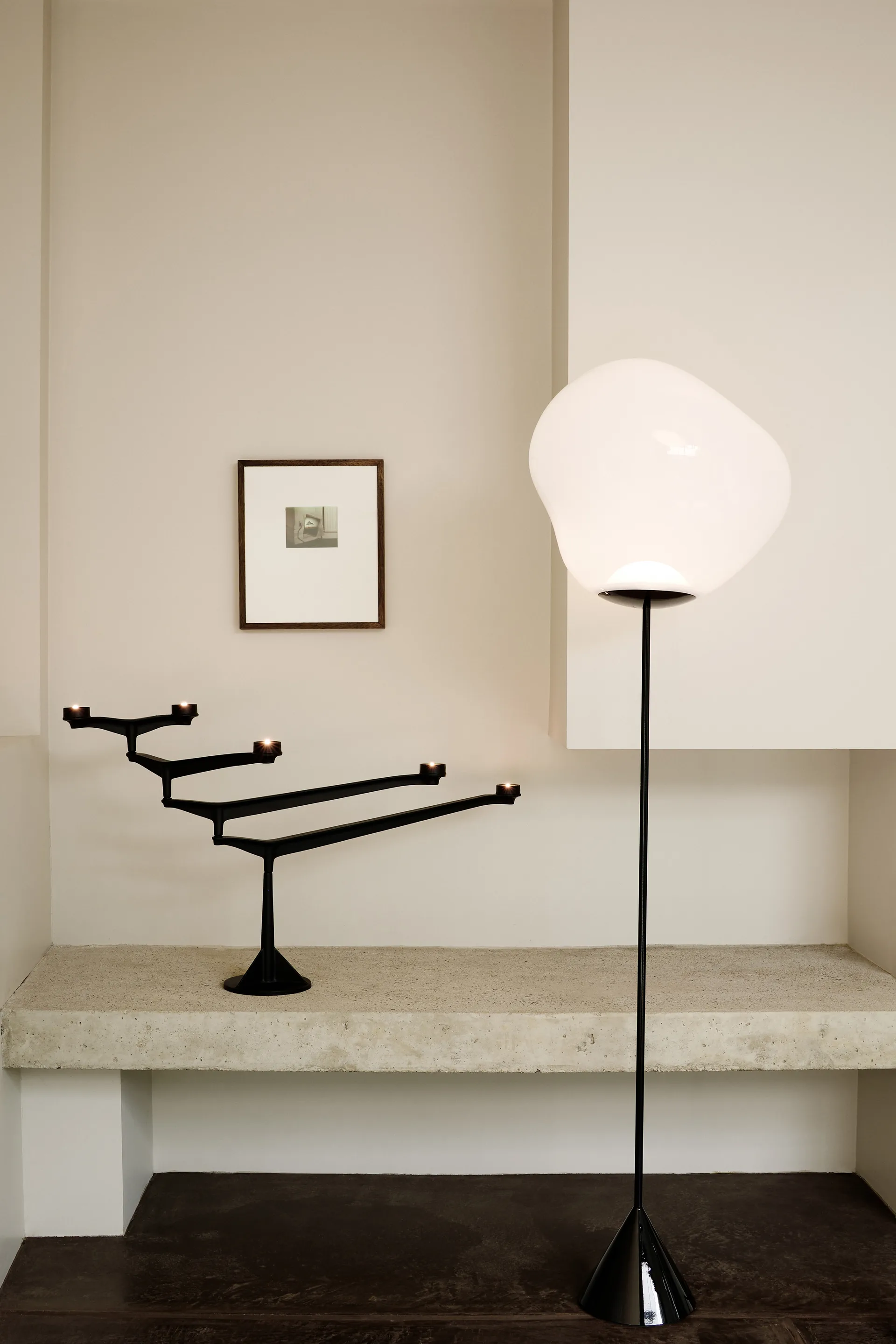 Spin candleholder, Black Tom Dixon
