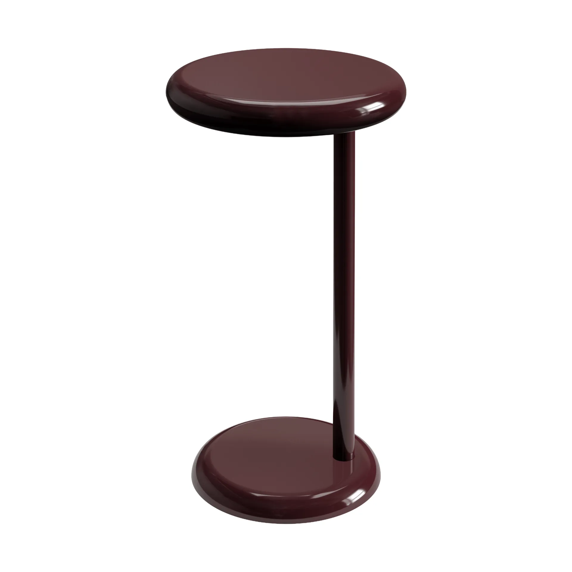 Spot side table, Burgundy, Ø55x33 cm Tom Dixon