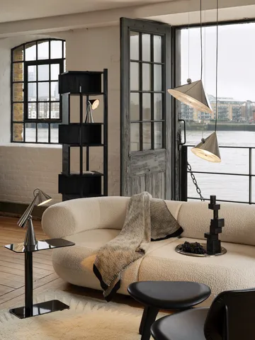 Thread felt 140x180 cm - Black & White - Tom Dixon