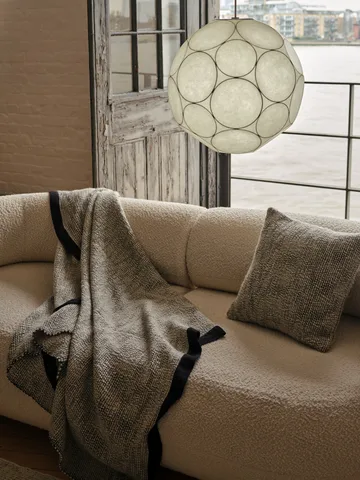 Thread felt 140x180 cm - Black & White - Tom Dixon