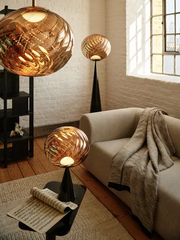 Thread felt 140x180 cm - Black & White - Tom Dixon