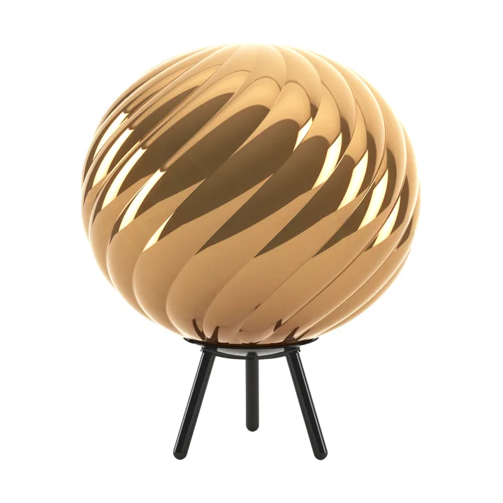 Whirl portable floor lamp - Gold-black - Tom Dixon