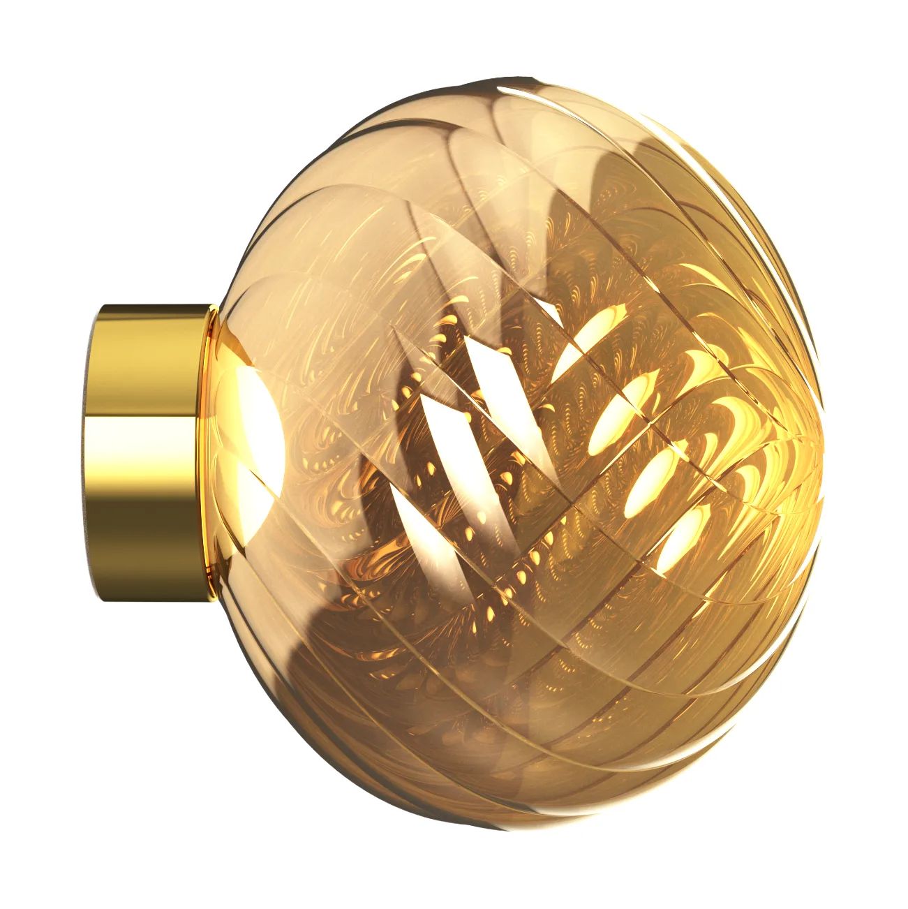 Whirl wall lamp Ø30 cm, Gold Tom Dixon
