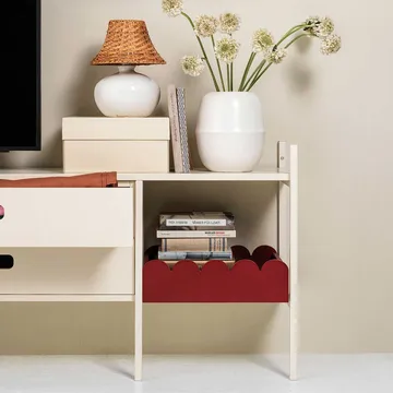 Bump tray 35x41 cm - Burgundy - TÔNN furniture