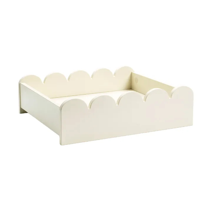 Bump tray 35x41 cm - Off-white - TÔNN furniture