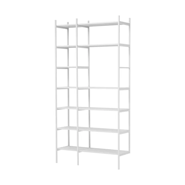 Portal bookcase, White, 123 cm - TÔNN furniture