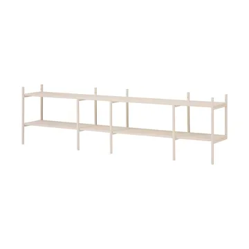 Portal TV bench, Off white, 244 cm - TÔNN furniture