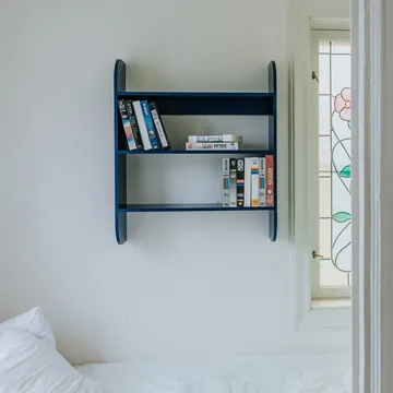 Strapats wall shelf 62x73,6 cm - Midnight blue - TÔNN furniture