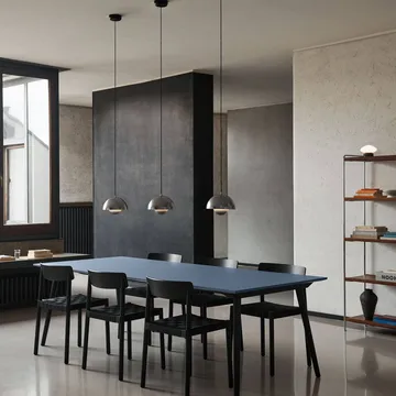Alima NDS6 shelf - Lacquered walnut-chrome - &Tradition