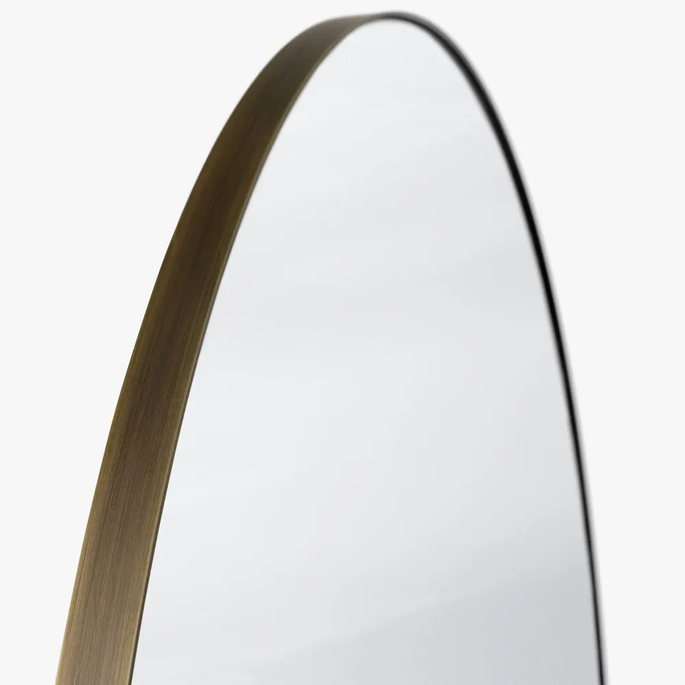 Amore SC49 mirror, Bronzed brass &Tradition