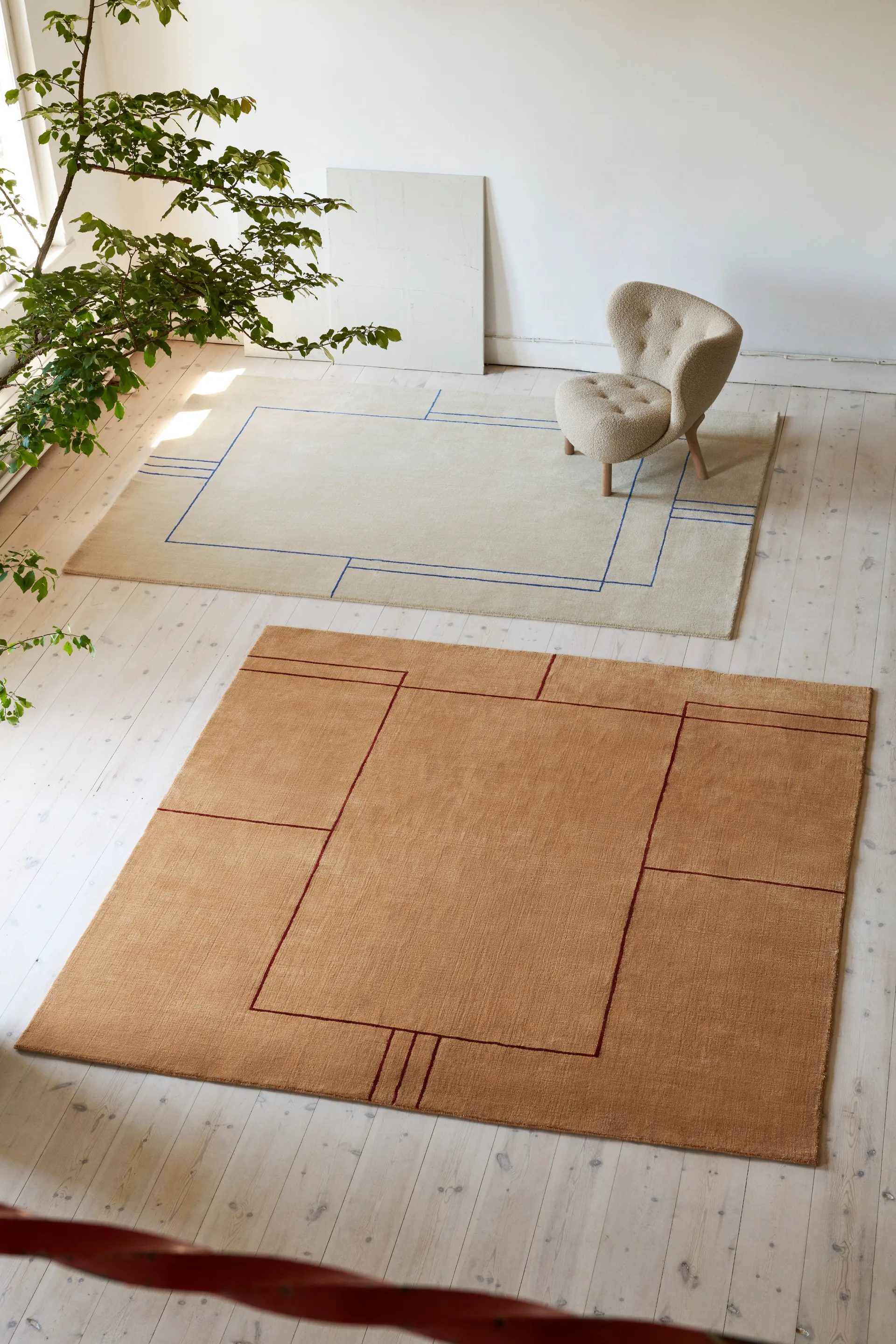 Cruise AP11 rug 240x240 cm, Bombay golden brown &Tradition