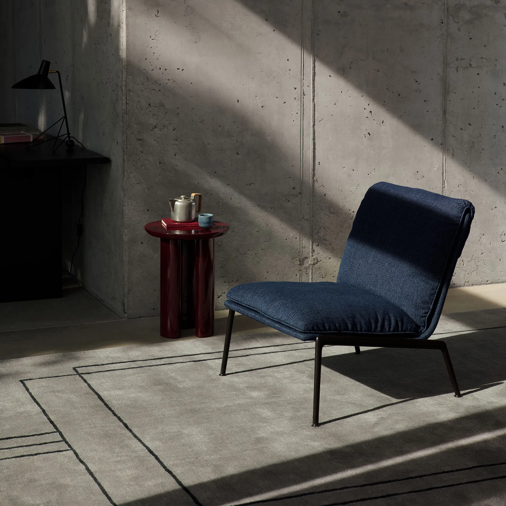 Cruise AP11 rug 240x240 cm, Colombo Grey Blue &Tradition