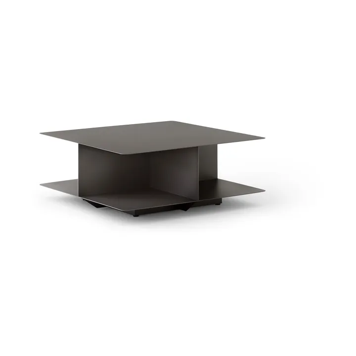 Develius EV3 coffee table - Steel stone grey, Ø89x40 cm - &Tradition