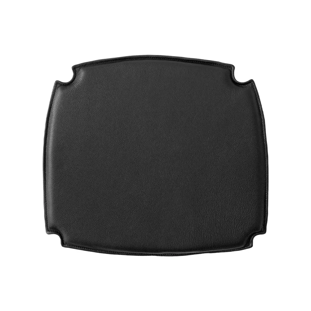 Drawn HM3 seat pad, Leather black &Tradition