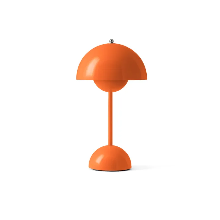Flowerpot portable table lamp VP9 - Zesty orange - &Tradition