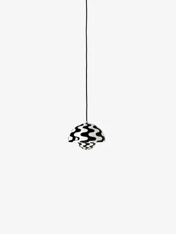 Flowerpot VP1 pendant lamp - Black-white pattern - &Tradition