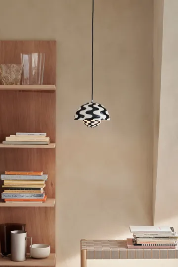 Flowerpot VP1 pendant lamp - Black-white pattern - &Tradition