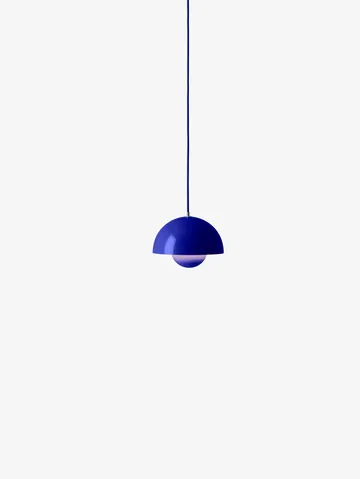 Flowerpot VP1 pendant lamp - Cobalt blue - &Tradition