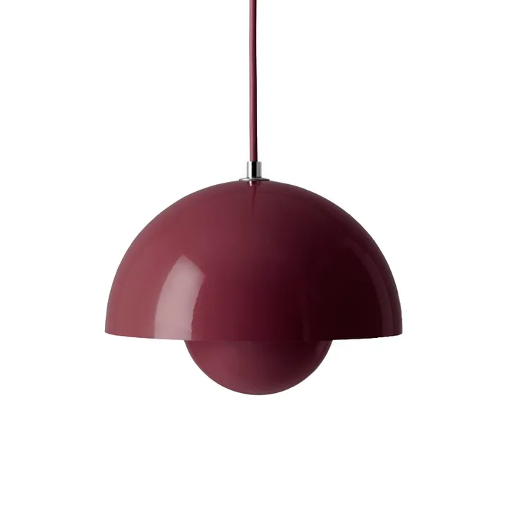 Flowerpot VP1 pendant lamp - Dark plum - &Tradition
