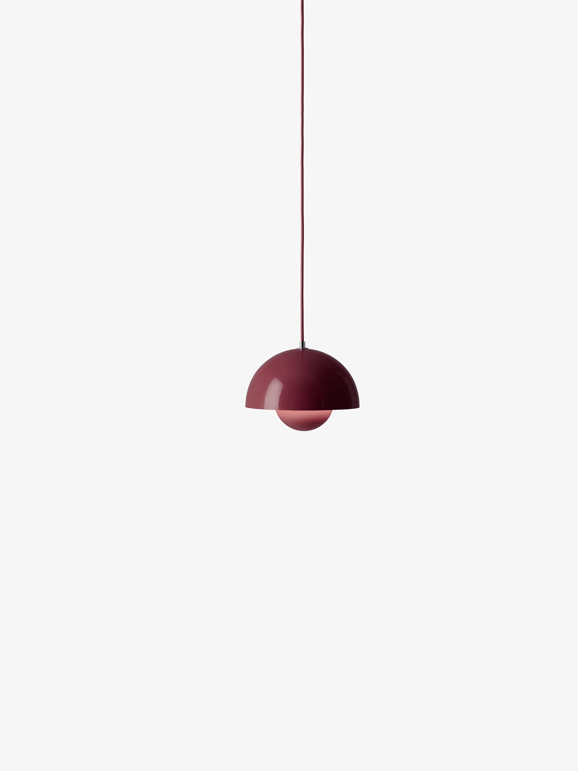 Flowerpot VP1 pendant lamp, Dark plum &Tradition