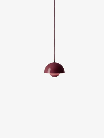 Flowerpot VP1 pendant lamp - Dark plum - &Tradition