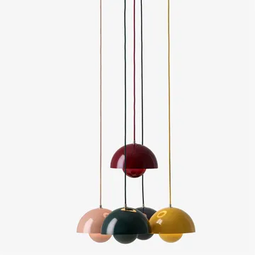 Flowerpot VP1 pendant lamp - grey-beige - &Tradition
