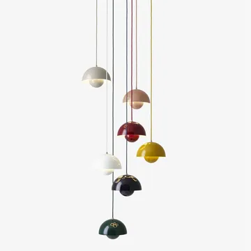 Flowerpot VP1 pendant lamp - grey-beige - &Tradition