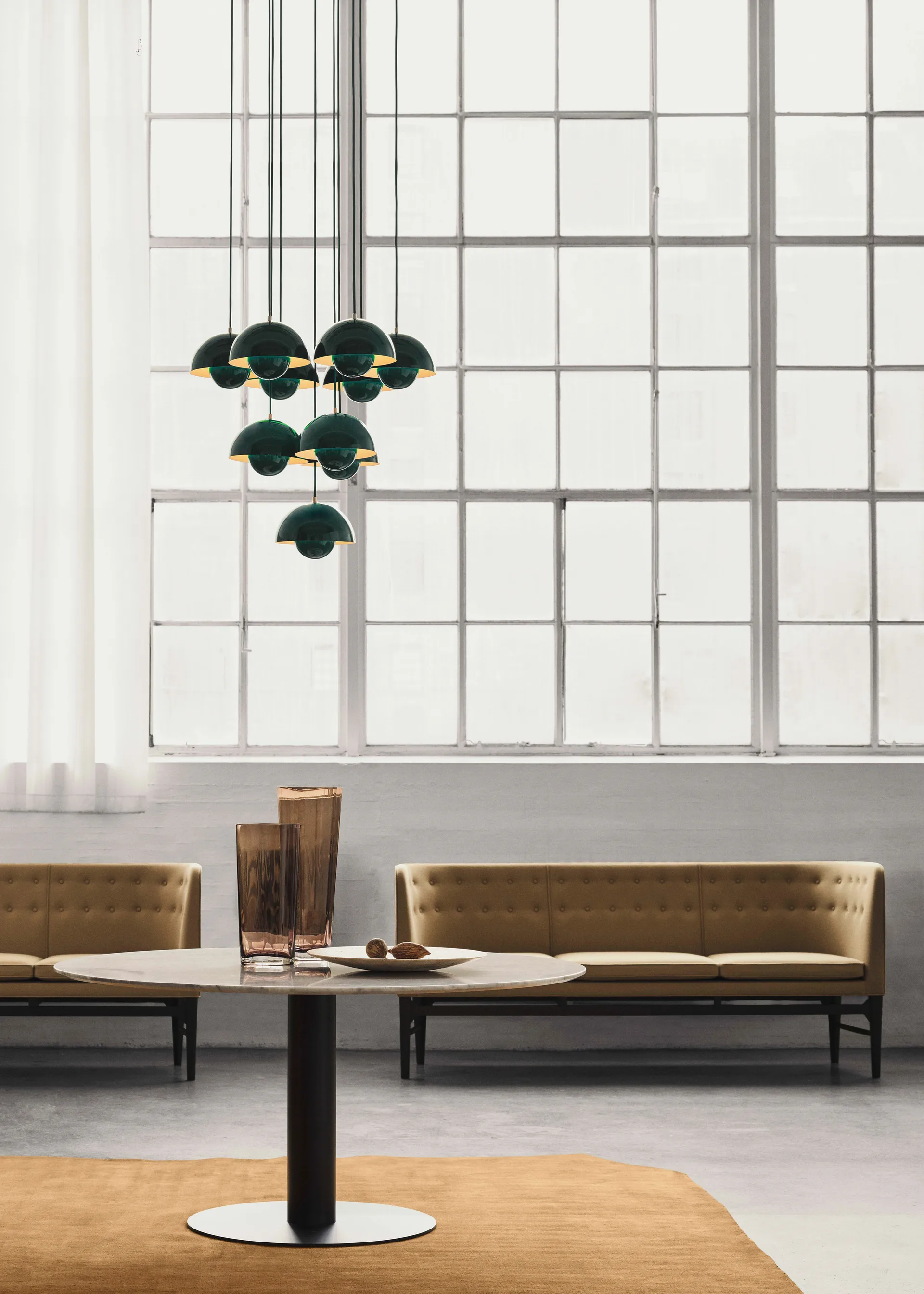Flowerpot VP1 pendant lamp, matte black &Tradition