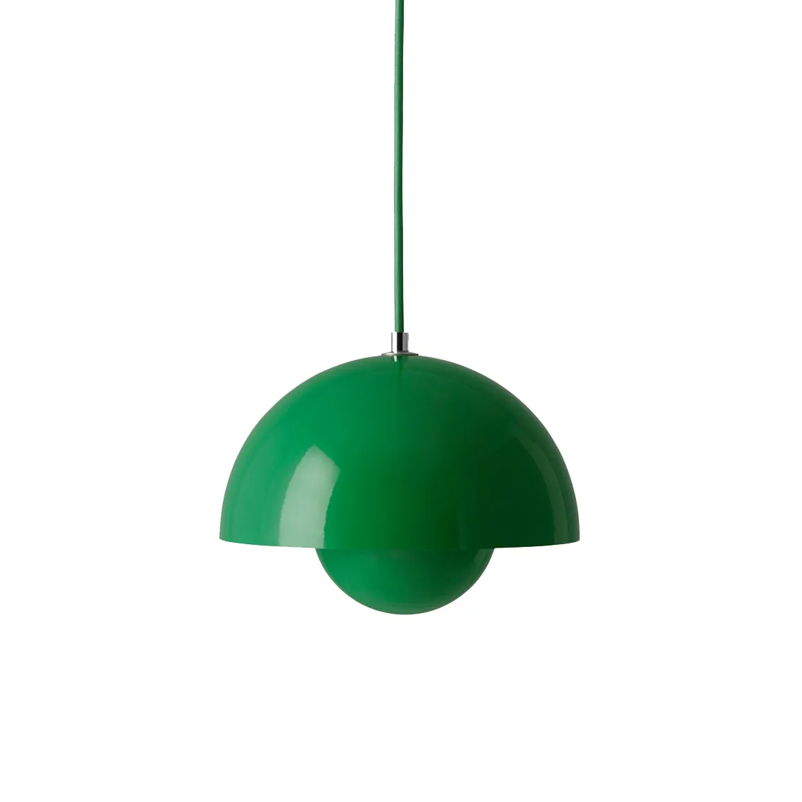Flowerpot VP1 pendant lamp, Signal green &Tradition