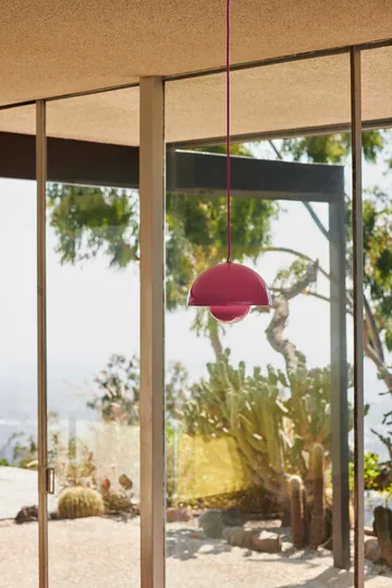 Flowerpot VP1 pendant lamp - Tangy pink - &Tradition