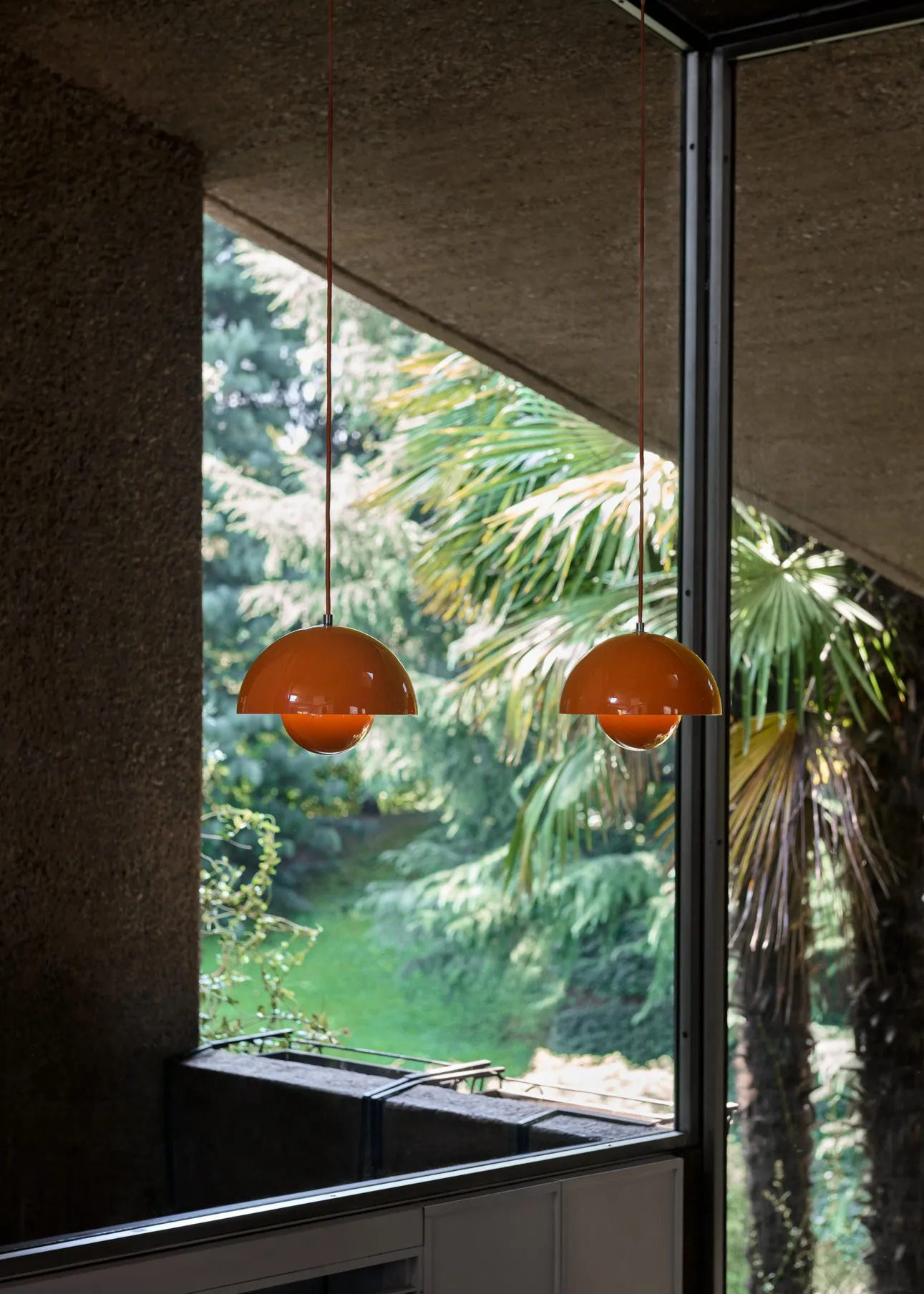 Flowerpot VP1 pendant lamp, Zesty orange &Tradition