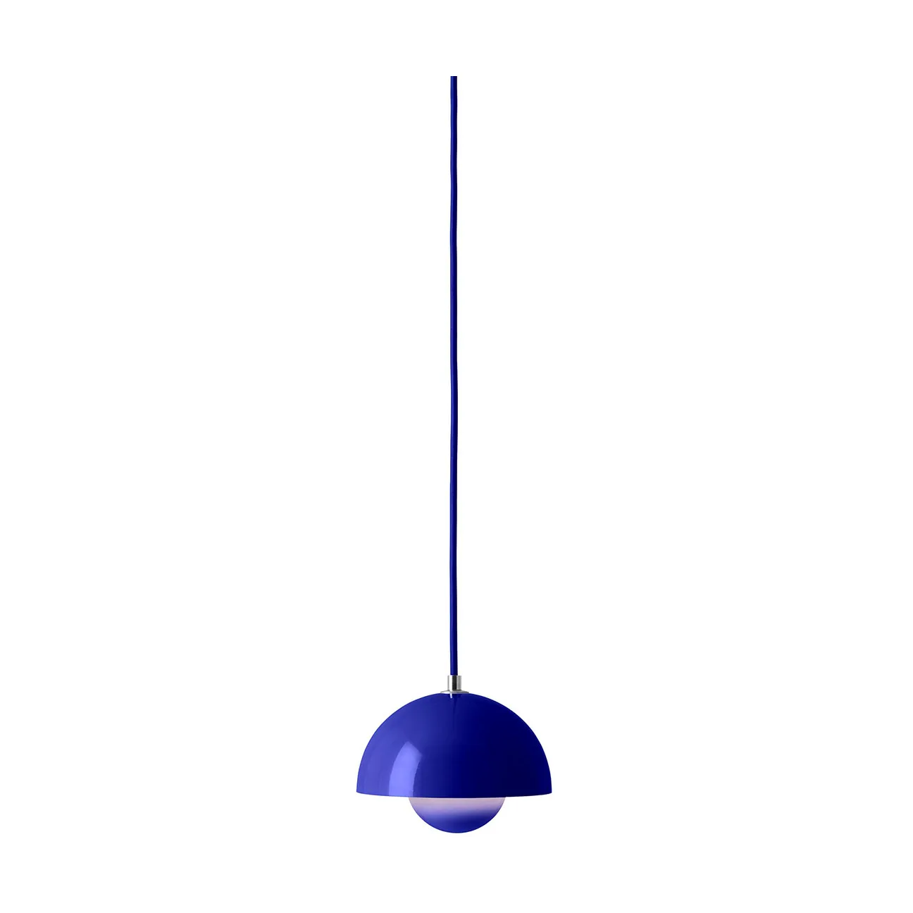 Flowerpot VP10 pendant lamp, Cobalt blue &Tradition